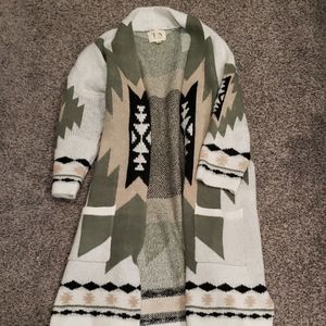 Twine & String Aztec Cardigan